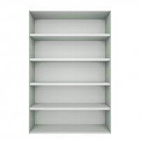 White Bookshelf, 35 x 77 in.